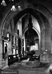 Holy Trinity Church, The Font 1924, Kendal