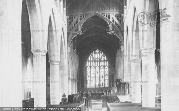 Photo of Kendal, Holy Trinity Parish Church Interior 1896