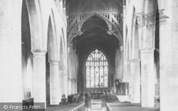Holy Trinity Parish Church Interior 1896, Kendal