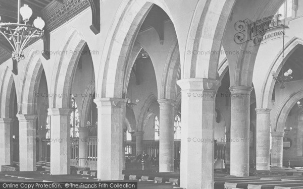 Photo of Kendal, Parish Church, Across Nave 1914