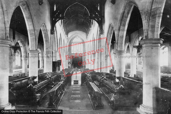 Photo of Kendal, Parish Church Interior West 1888