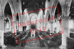 Parish Church Interior West 1888, Kendal