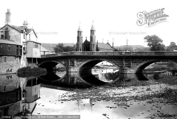 Photo of Kendal, Stramongate Bridge 1896