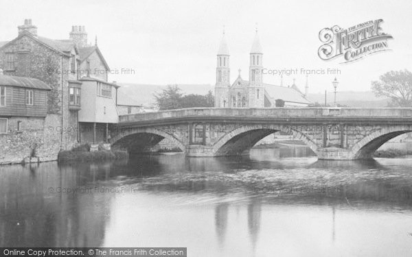 Photo of Kendal, Stramongate Bridge And St George's Church 1891