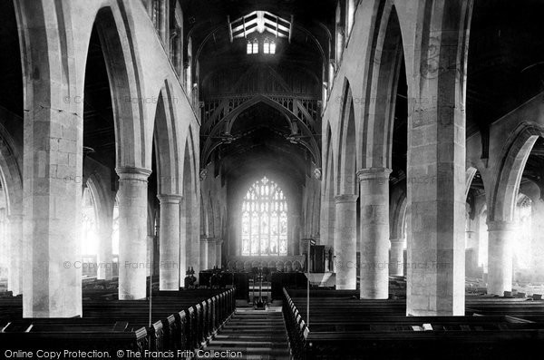 Photo of Kendal, The Parish Church Nave 1891
