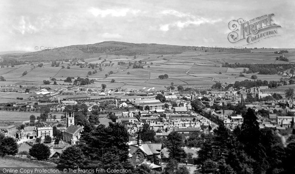 Photo of Kendal, The View From Queen's Road c.1925