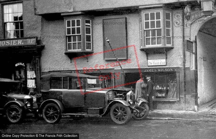Photo of Kendal, Vintage Car, The King's Arms Hotel 1924