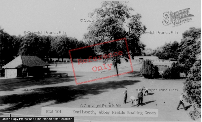 Photo of Kenilworth, Abbey Fields Bowling Green c.1965