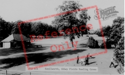 Abbey Fields Bowling Green c.1965, Kenilworth