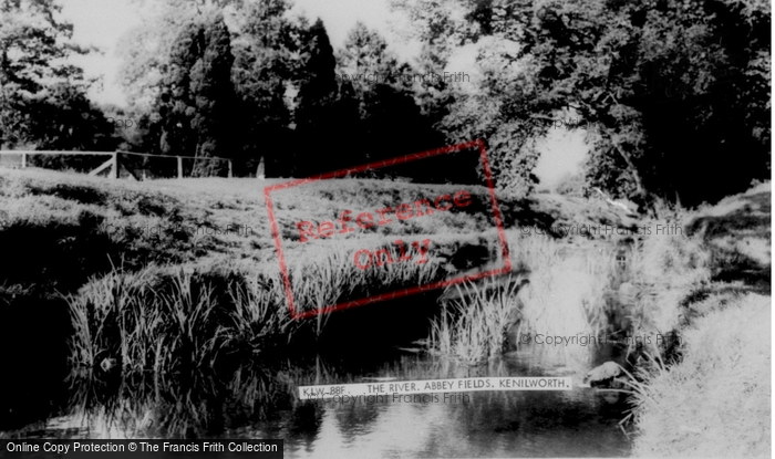 Photo of Kenilworth, Abbey Fields, The River c.1965