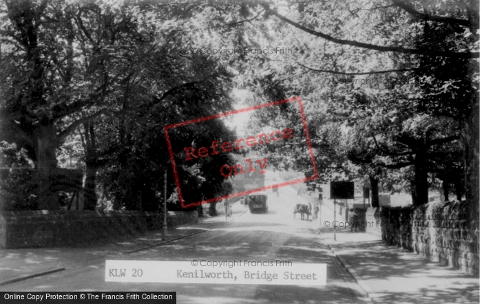 Photo of Kenilworth, Bridge Street c.1955
