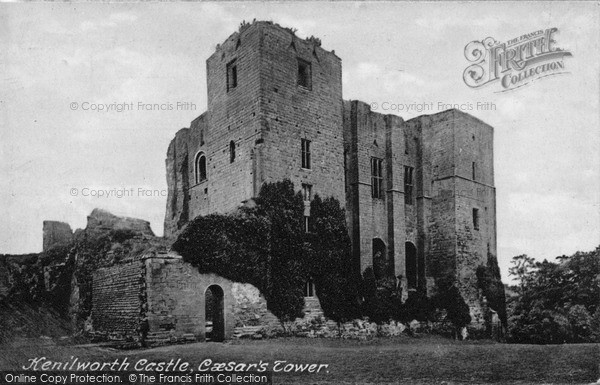 Photo of Kenilworth, Castle, Caesar's Tower 1922