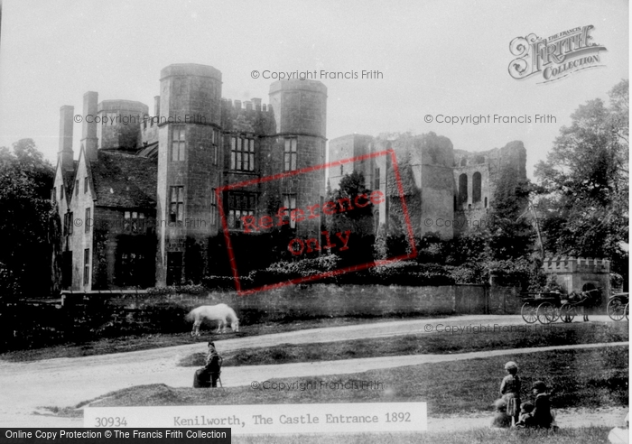 Photo of Kenilworth, Castle Entrance 1892