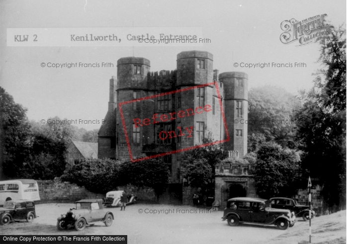 Photo of Kenilworth, Castle Entrance c.1950
