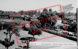 Castle Green From The Castle c.1955, Kenilworth