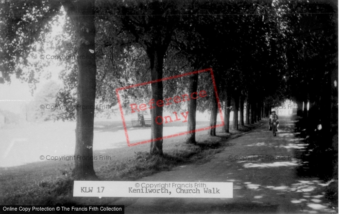 Photo of Kenilworth, Church Walk c.1955