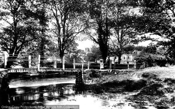 Photo of Kenilworth, From Below Footbridge  1892