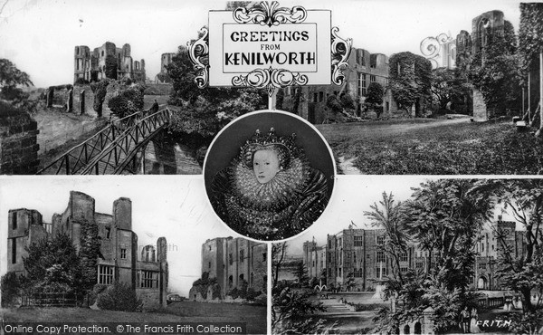 Photo of Kenilworth, Greetings From Kenilworth c.1900