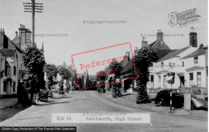 Photo of Kenilworth, High Street c.1955