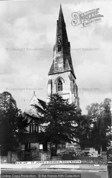 Photo of Kenilworth, St John's Church c.1965