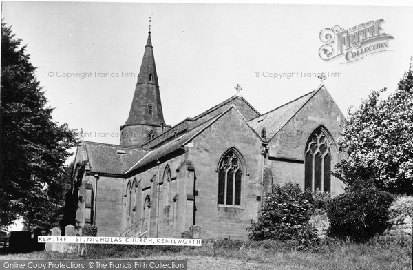 Photo of Kenilworth, St Nicholas Church c.1955