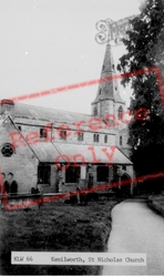 St Nicholas' Church c.1965, Kenilworth