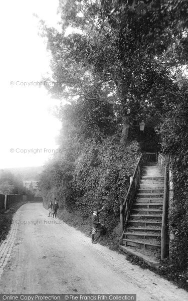 Photo of Kenley, Church Steps 1903