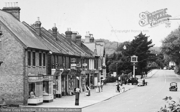 Photo of Kenley, Shops In Godstone Road c.1955