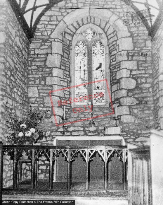 Photo of Kennerleigh, St John The Baptist's Church, Altar c.1960