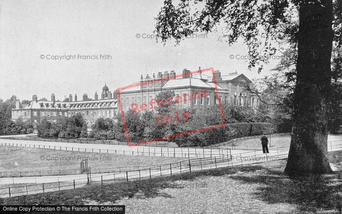Photo of Kensington, Palace From The Gardens c.1895