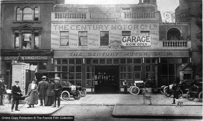 Photo of Kensington, The Century Motor Co Ltd, Holland Gate, High Street c.1910