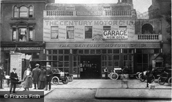 The Century Motor Co Ltd, Holland Gate, High Street c.1910, Kensington
