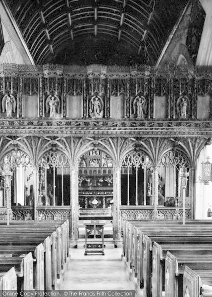 Photo of Kenton, Church Screen 1907