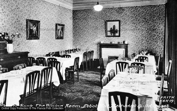 Photo of Kents Bank, Abbots Bank, The Dining Room c.1955
