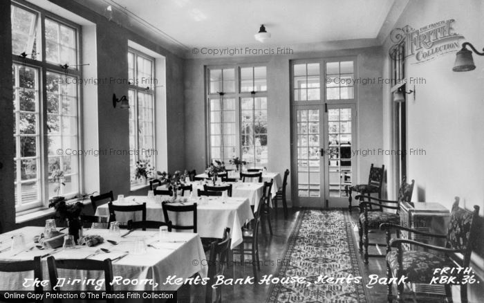 Photo of Kents Bank, The Dining Room, Kents Bank House c.1955