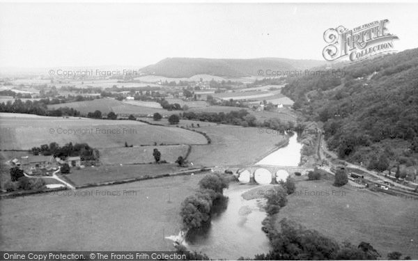 Photo of Kerne Bridge, The River Wye From Coppitt Hill c.1960