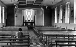 Church Of Our Lady Of Lourdes, Interior c.1955, Kerrykeel