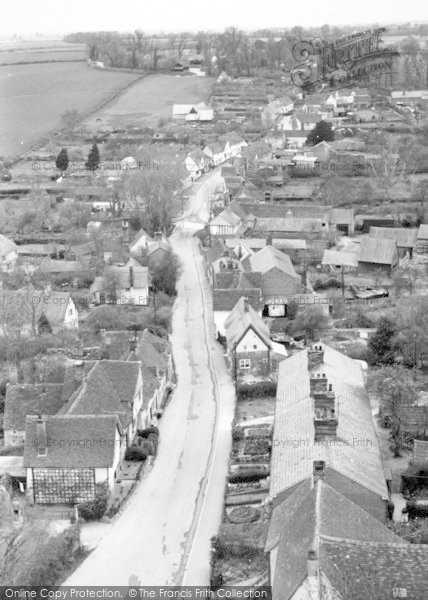 Photo of Kersey, A Birds Eye View c.1955