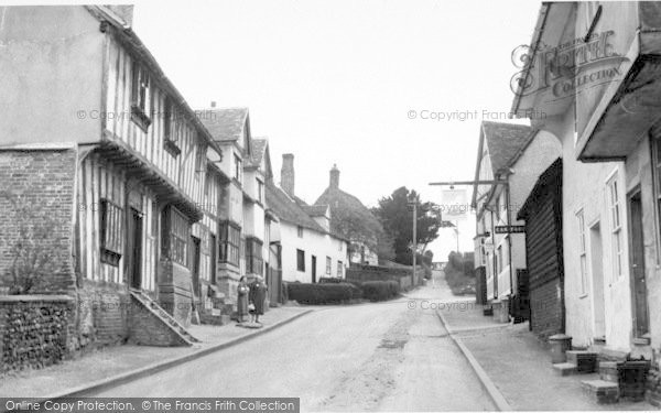 Photo of Kersey, Ancient Houses c.1960