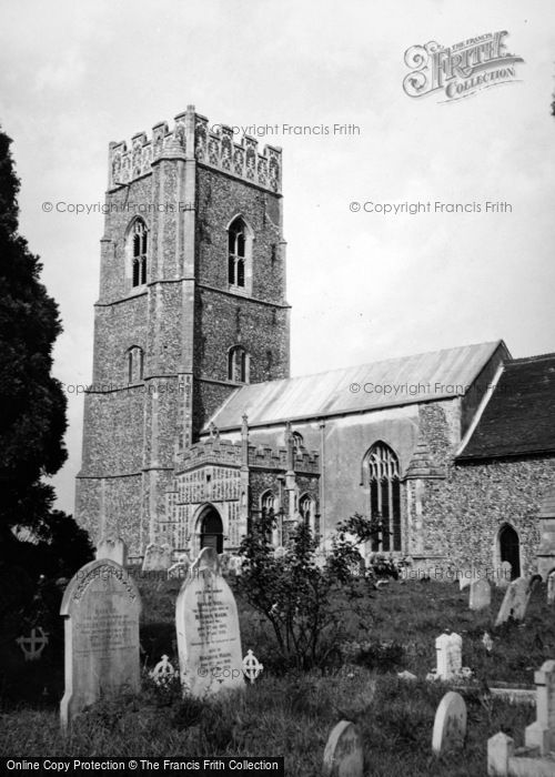 Photo of Kersey, Church 1950