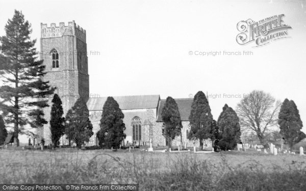 Photo of Kersey, The Church c.1955