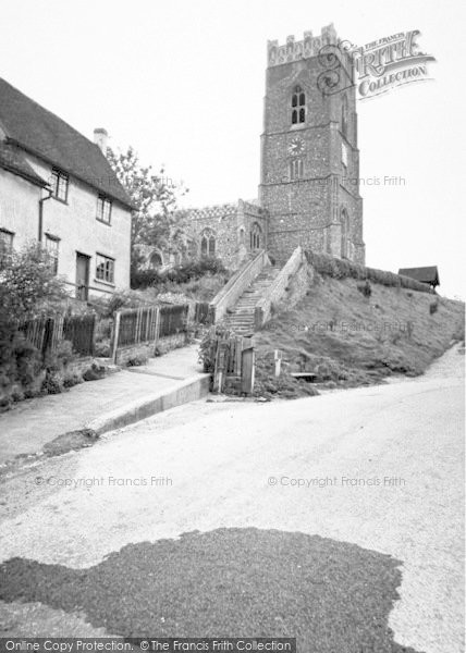 Photo of Kersey, The Church c.1955