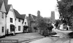 The Ford And St Mary's Church c.1955, Kersey