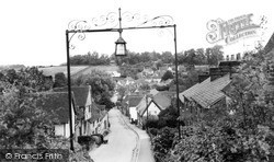 The Village From The Church c.1965, Kersey