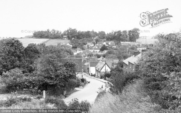 Photo of Kersey, Village From The Church c.1960