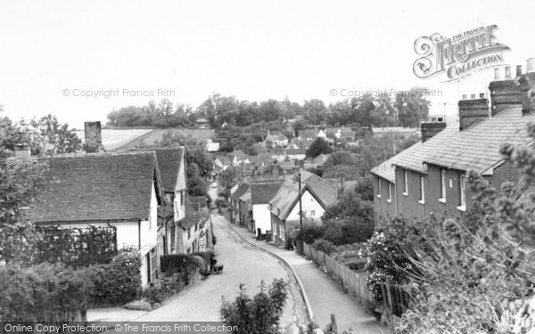 Photo of Kersey, Village From The Church c.1965