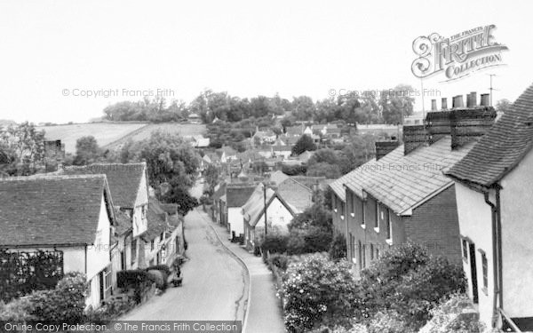 Photo of Kersey, Village From The Church c.1965