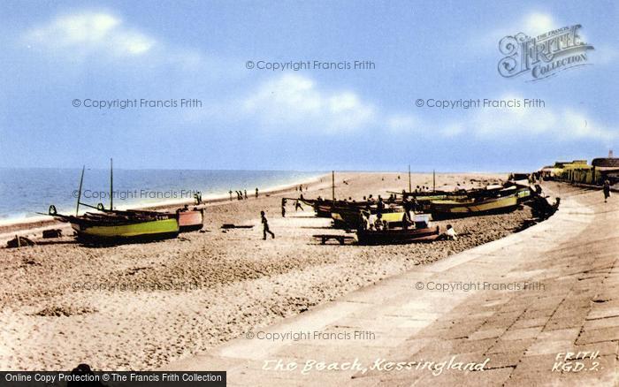 Photo of Kessingland, Beach c.1955
