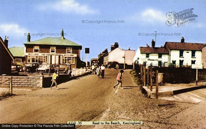 Photo of Kessingland, Road To The Beach c.1960