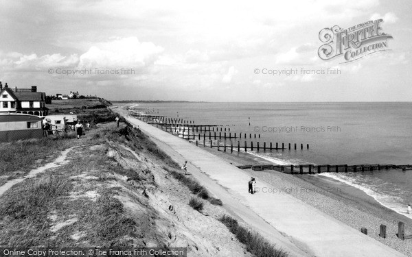Photo of Kessingland, The Beach From The Cliffs c.1955